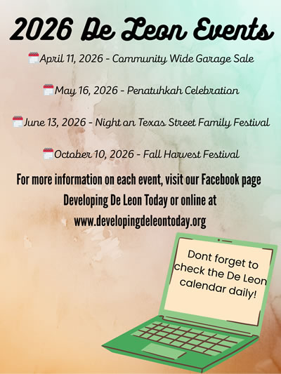 2026 De Leon Events