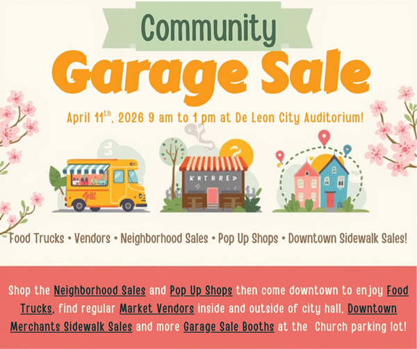 De Leon Community Garage Sale